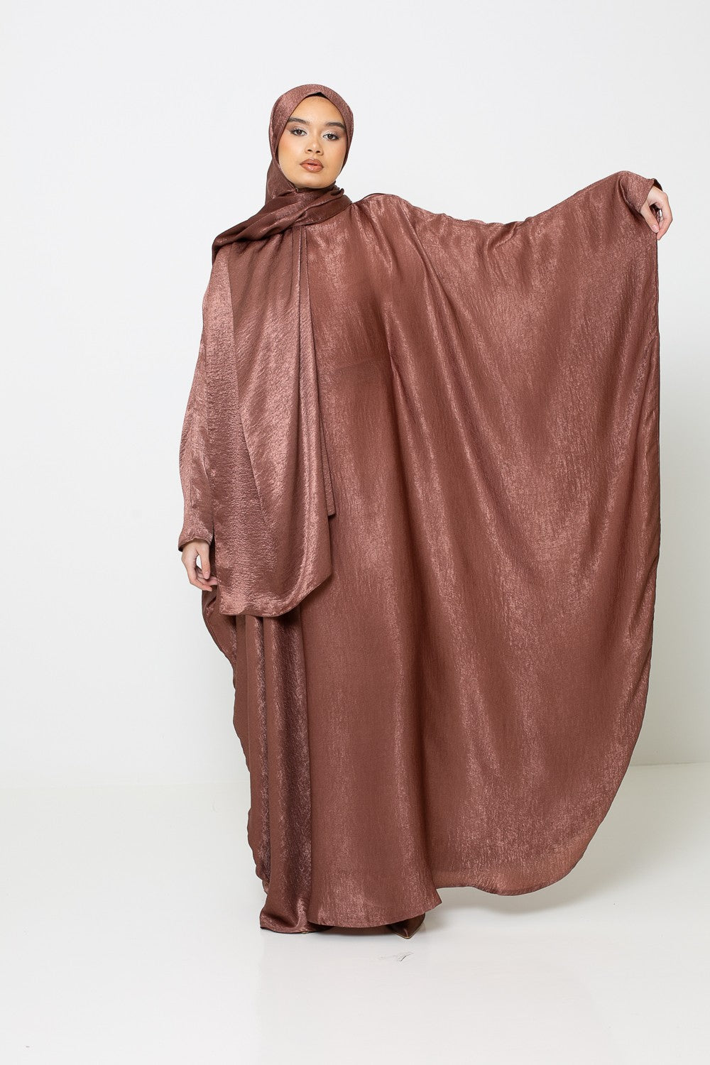 Abaya velvet chocolat